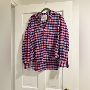 Frank & Eileen Button Up Plaid Shirt - size small
